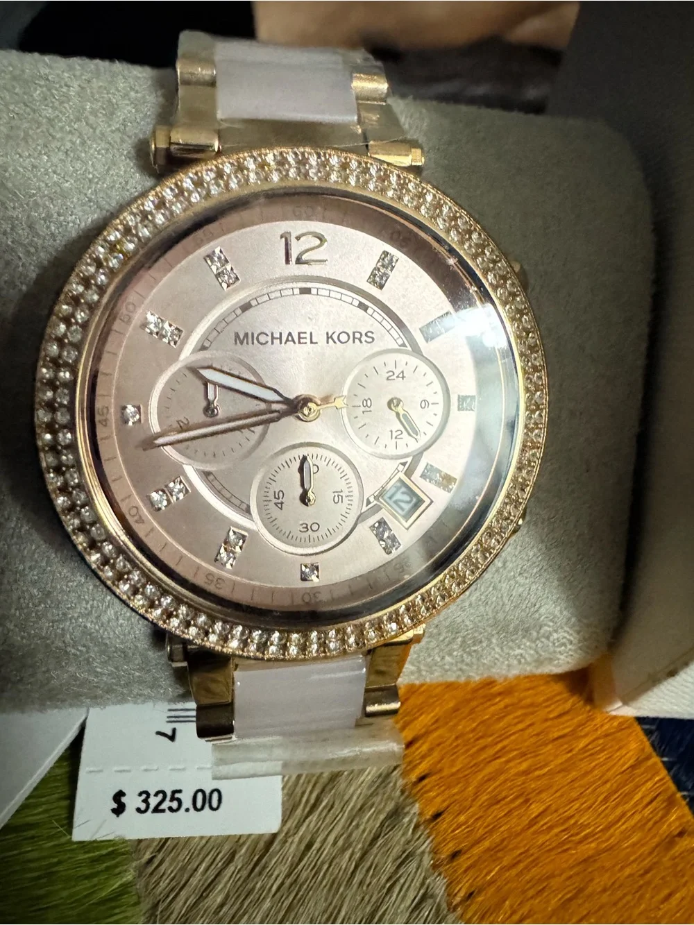 Michael Kors Parker Rose Gold Chronograph Quartz 39mm Ladies Watch | MK5896